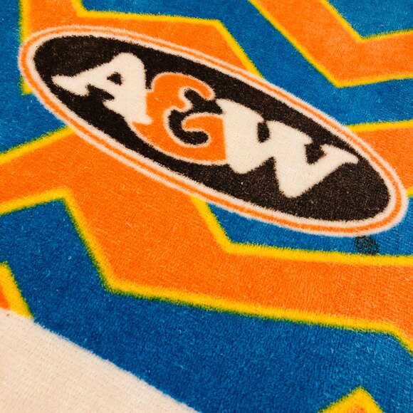 Vintage 90s A&W Advertising Promo Bath Towel 31"x55" -SINGLE (1C) - All Cotton - Picture 6 of 12